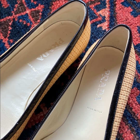 Prada Rattan Flats - Picture 2 of 5
